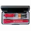 AA Mini Mag-Lite  with Multi Function Mini Tool - Red